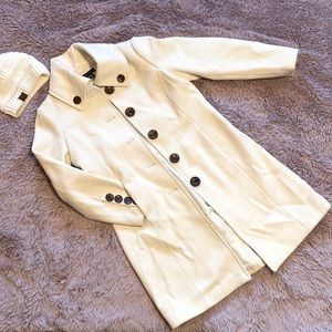 New York and Company single breasted wool trench